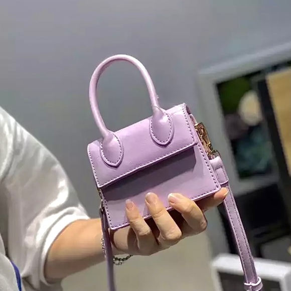 Mini Lavender Crossbody Purse - Picture 2 of 3